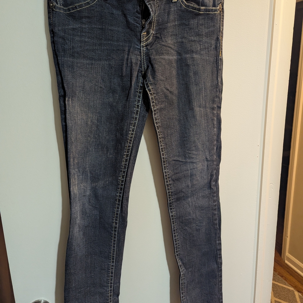 Mek Women's Denim Jeans 32x34 Straight Leg Long